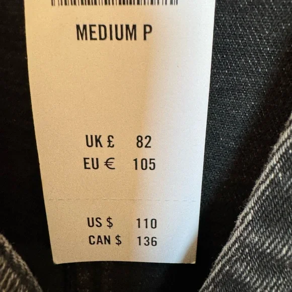 Abercrombie & Fitch Mara Vest Black Denim Sleeveless Midi Dress - Picture 7 of 7